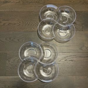 Plastic veggie platters both new